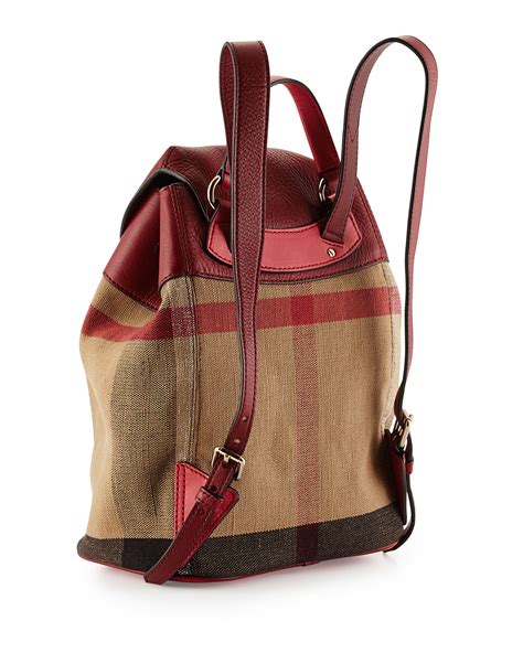 burberry backpack black friday|Burberry small canvas check backpack.